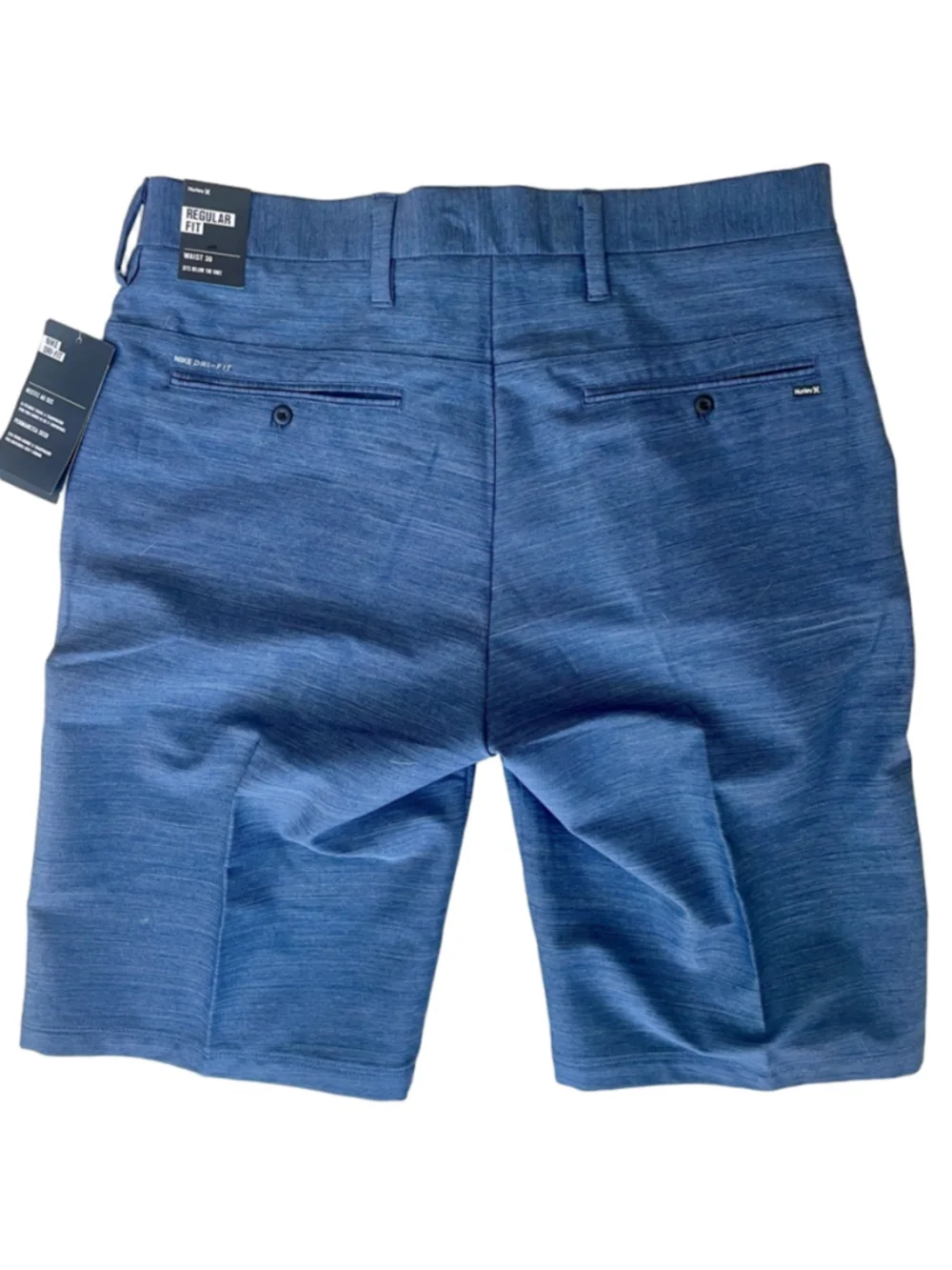 Hurley Phantom Cutback Shorts Mens 30 Blue Hybrid Dri-Fit Walk Shorts 21 Inch
